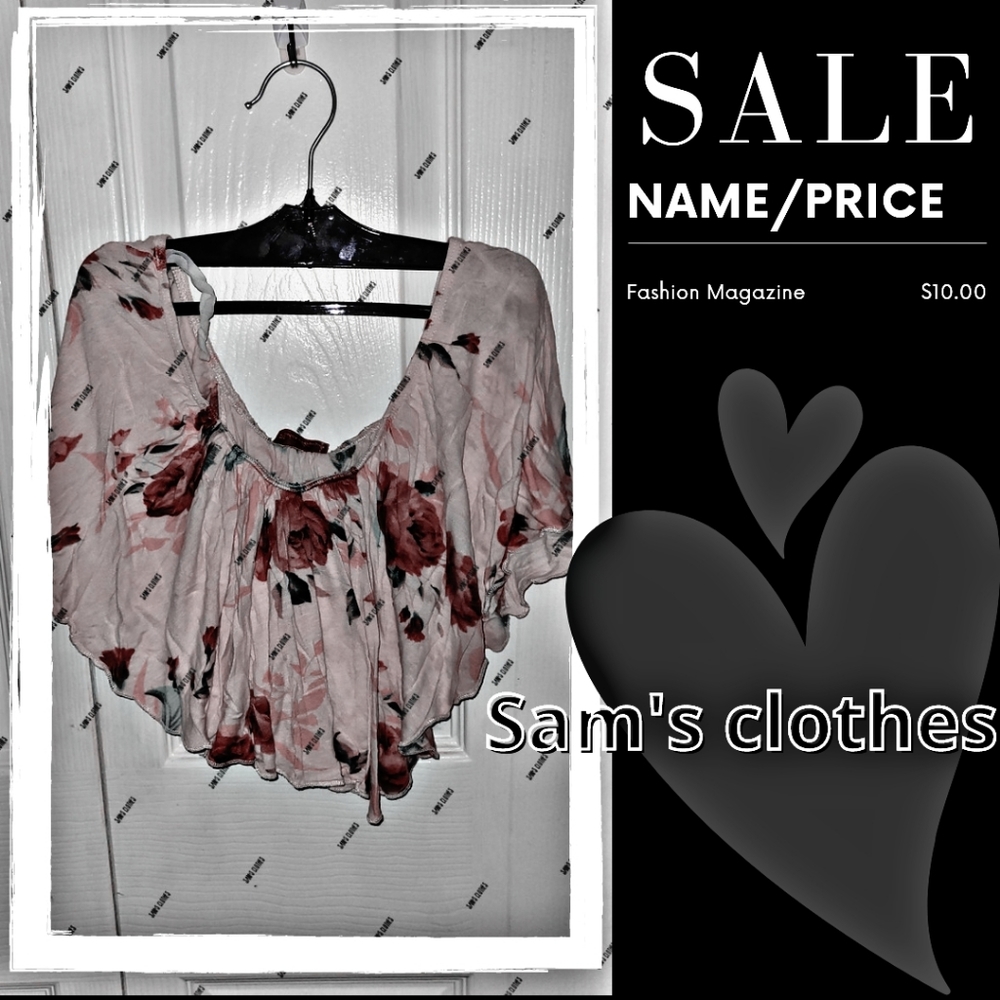Flower FashionM - Crop Top